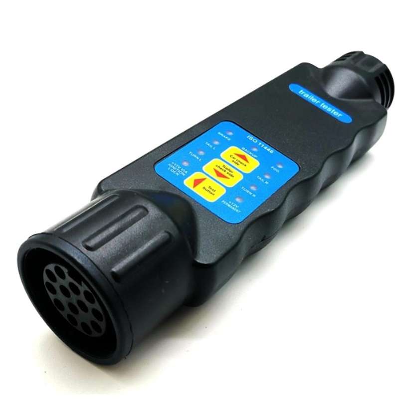12v 13 Pin Trailer Tester Diagnostic Tools Wiring Check Light Test Plug Socket Adapter Car Truck Car
