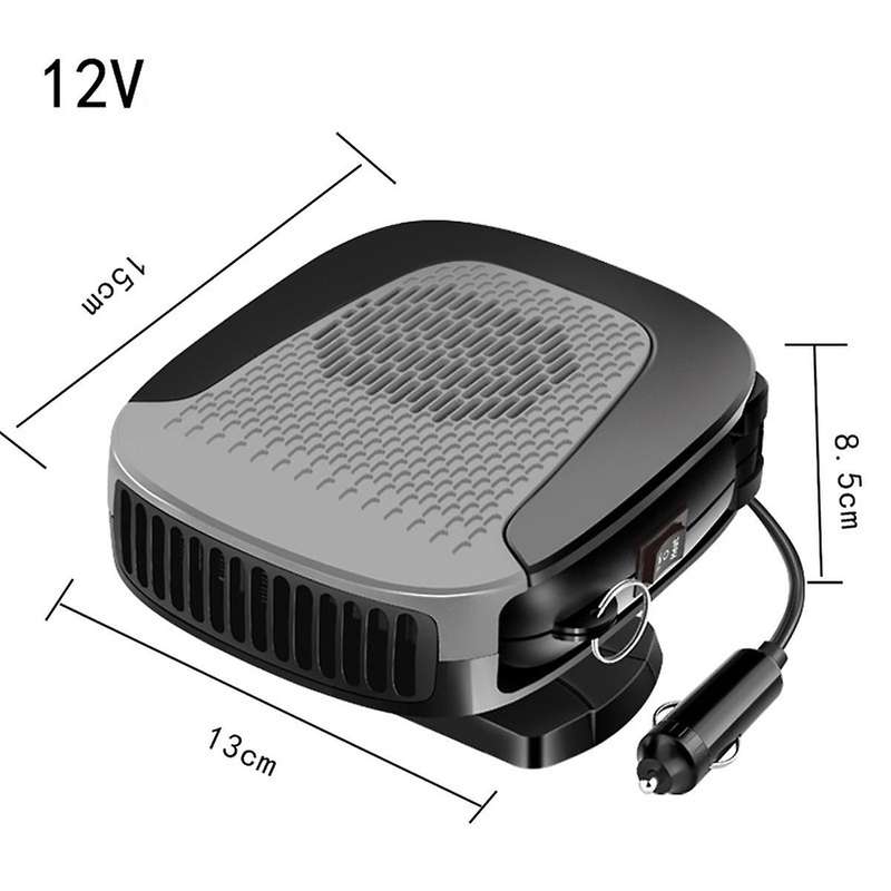 12v 150w Car Heater Portable Car Heater Fast Heating & Cooling Fan 2-in-1 Modes Windshield Defogger