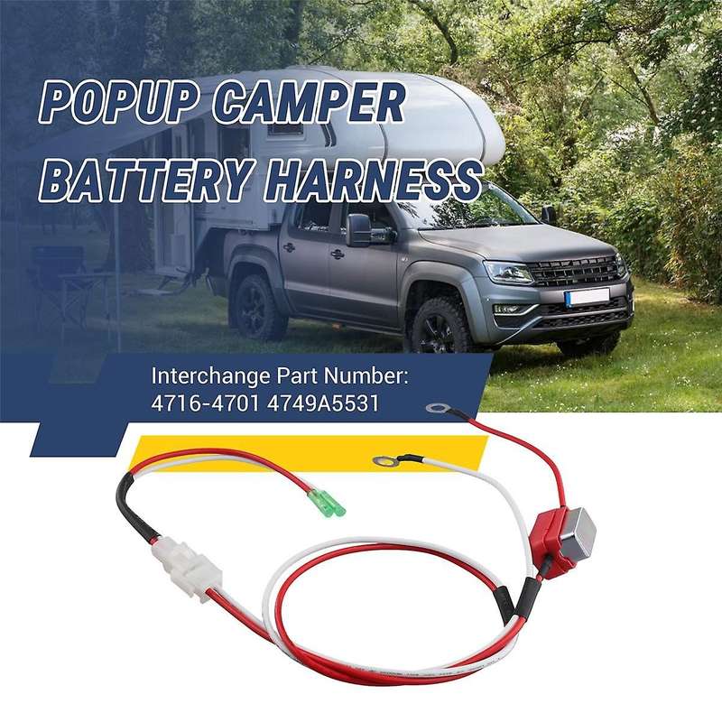 12V 15AMP Battery Harness 4716-4701 4749A5531 for -Up