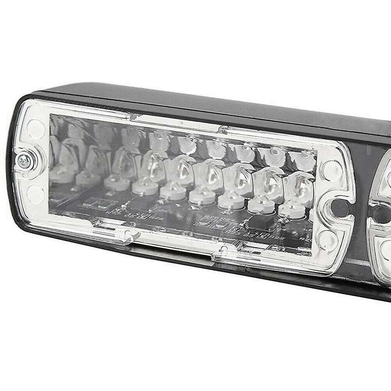 12V 16LED High Intensity Car Strobe Flashing Warning Light Universal Emergency Light for Interior Ro