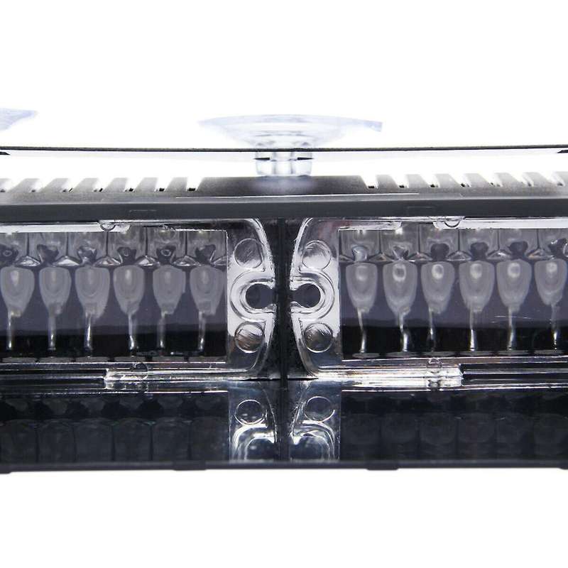 12V 16LED High Intensity Car Strobe Flashing Warning Light Universal Emergency Light for Interior Ro
