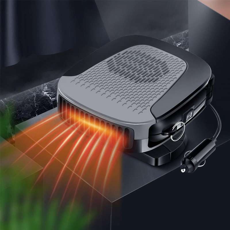 12v 150w Car Heater Portable Car Heater Fast Heating & Cooling Fan 2-in-1 Modes Windshield Defogger