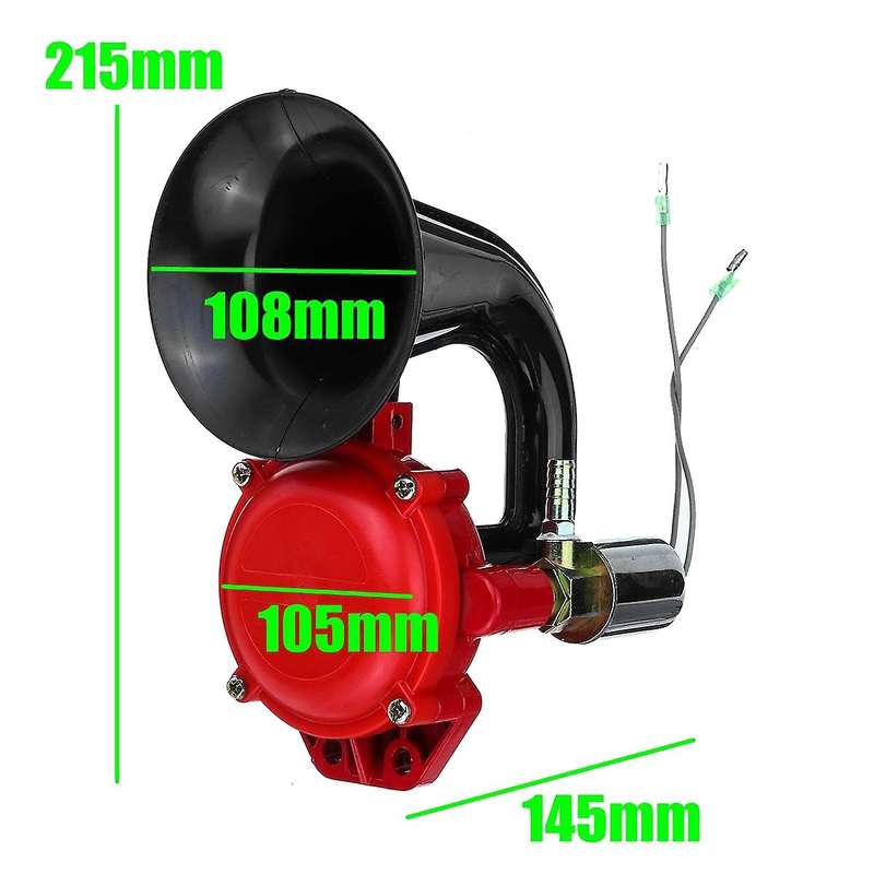 12V 200DB Car Electric Air Horn Loud Truck Trumpet Air Horn for Car Vehicle Trucks Motorcycle