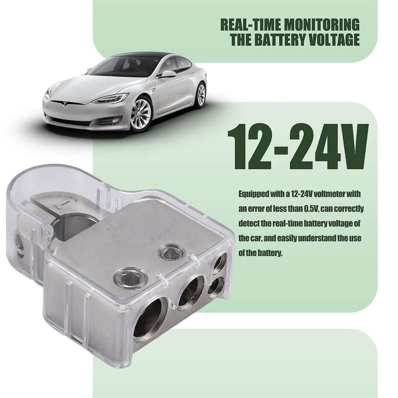 12v 24v Car Battery Terminal Connectors Strong Versatility 0 4 8 Gauge Awg Battery Clamp Negative