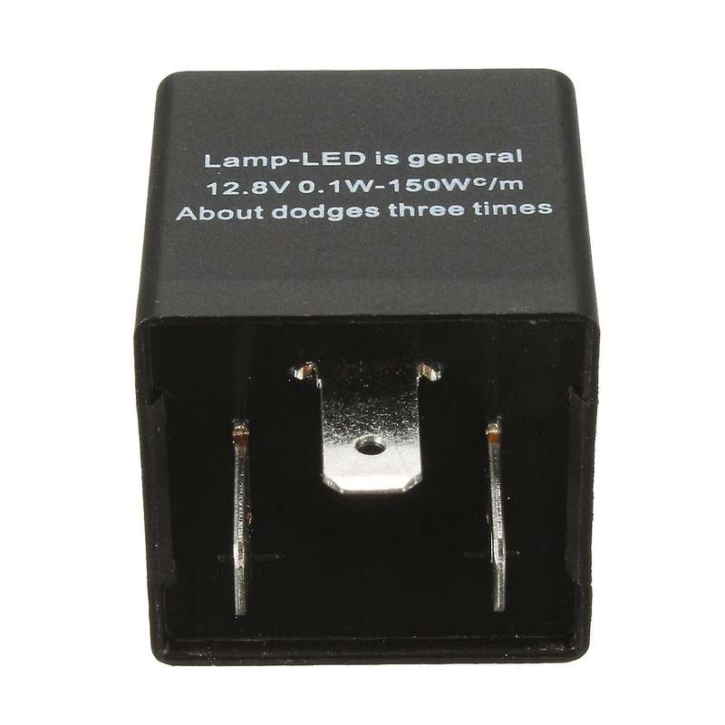 12V 3 Pin LED Adjustable Car Flasher Relay Compatible Turn Signal Light
