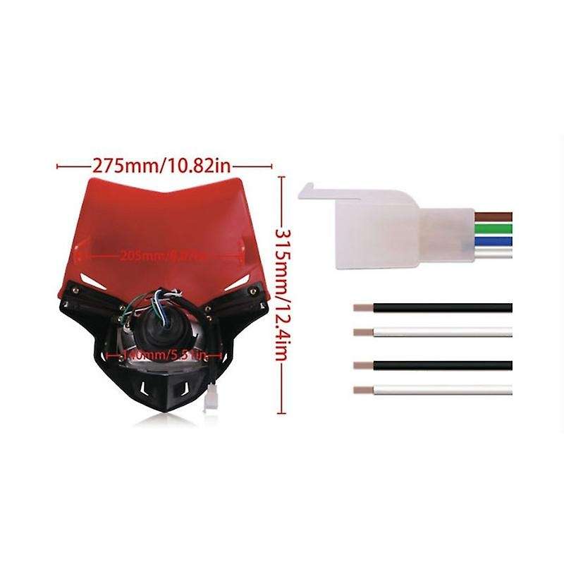 12V 35W Motorcycle Led Headlight Bulb for EXC ATV - Orange