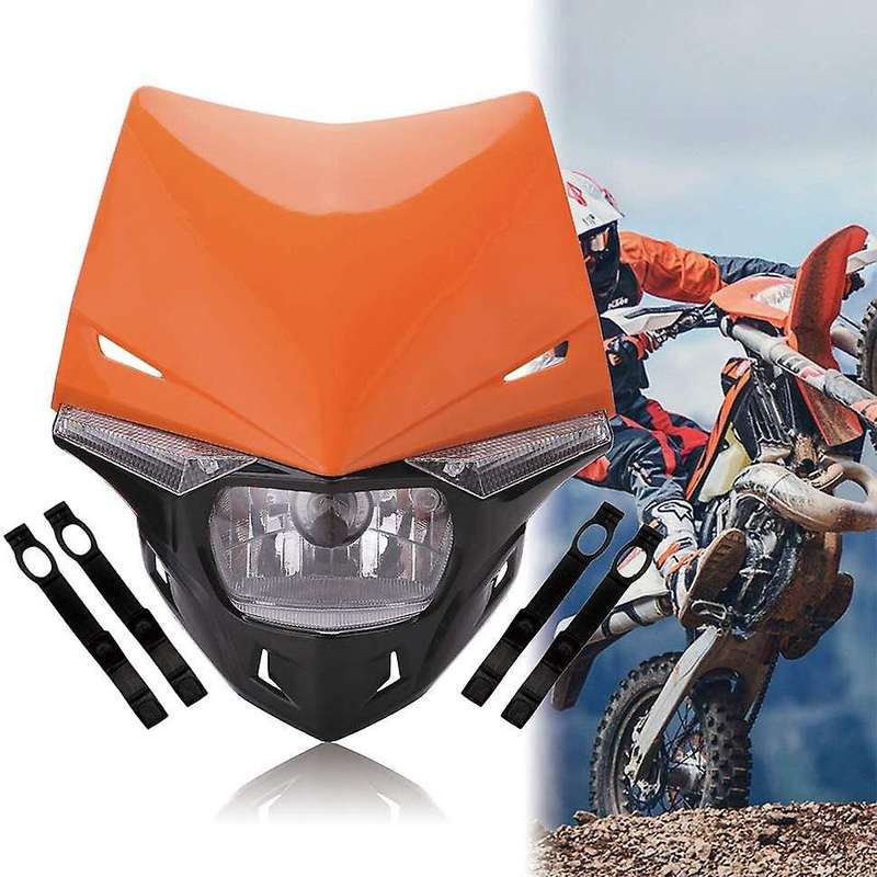 12V 35W Motorcycle Led Headlight Bulb for EXC ATV - Orange