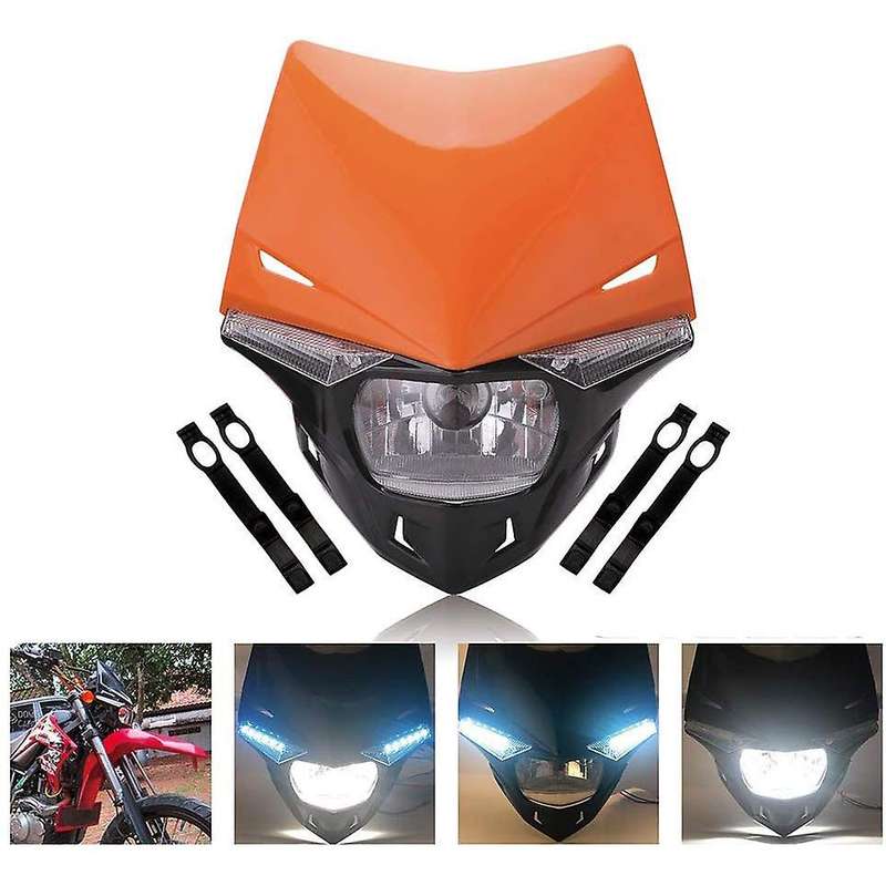 12V 35W Motorcycle Led Headlight Bulb for EXC ATV - Orange