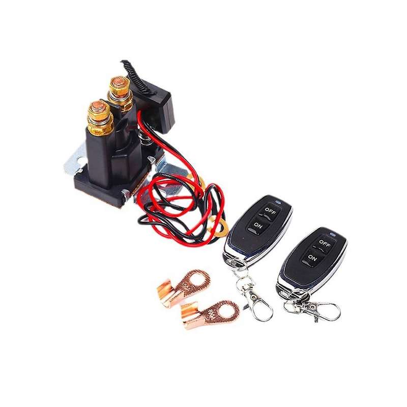 12v 500a Remote Battery Disconnect Switch Upgraded for Car Truck Rv Battery Switch Isolator with 2 K