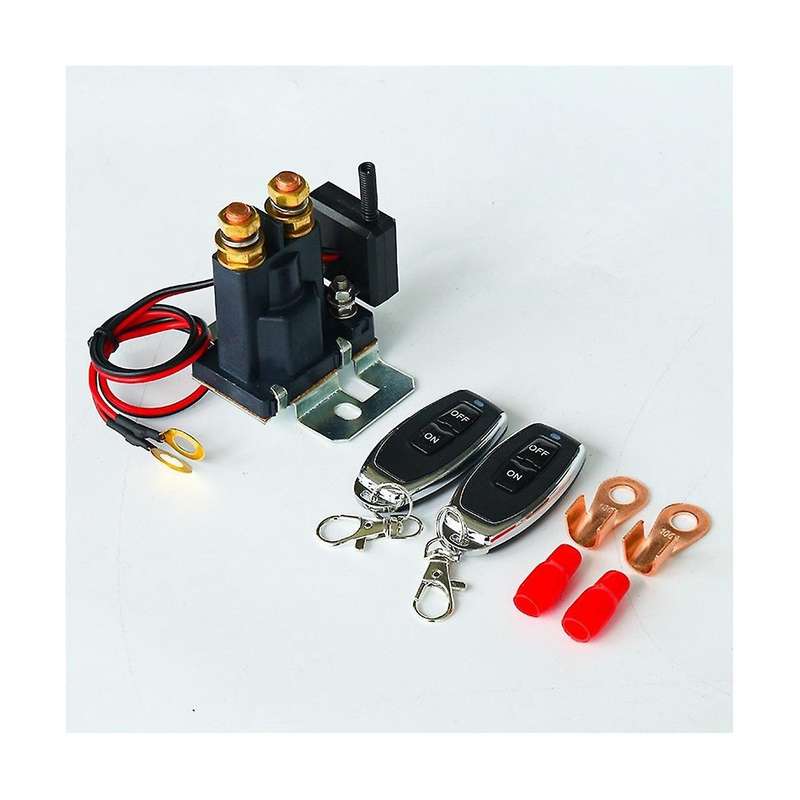 12v 500a Remote Battery Disconnect Switch Upgraded for Car Truck Rv Battery Switch Isolator with 2 K