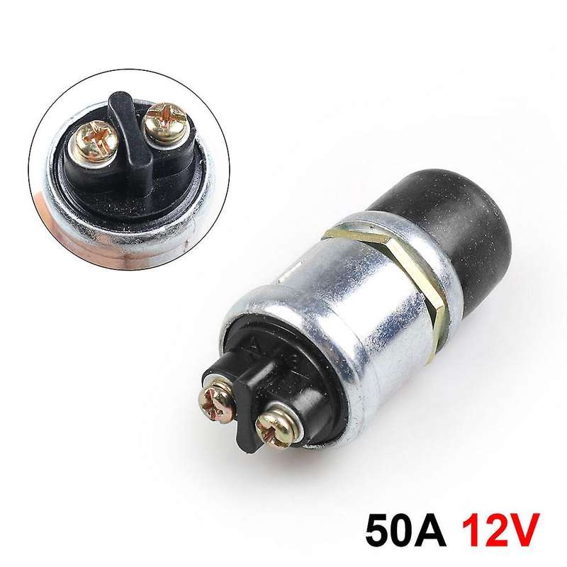 12V 50A Waterproof Switch Push Button Boat Track Horn Engine Start