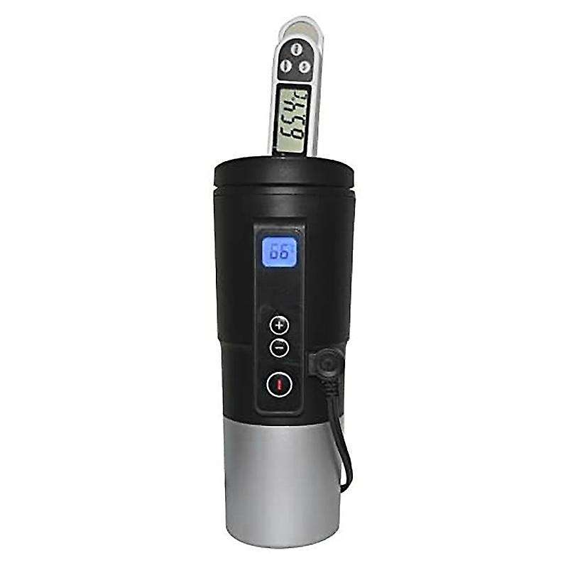 12V 410ML Digital Display Electric Hot Water Vacuum Cup Thermostat Car Home Temperature Control Heat