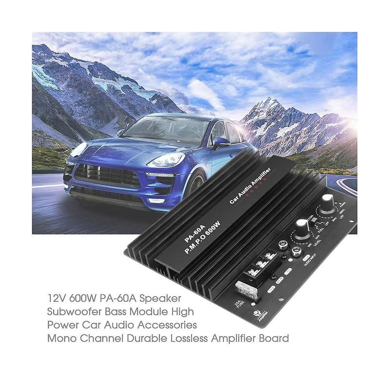 12v 600w Car Audio Power Amplifier Boord Lossless Subwoofer Bass Module Car Audio Accessories Mono
