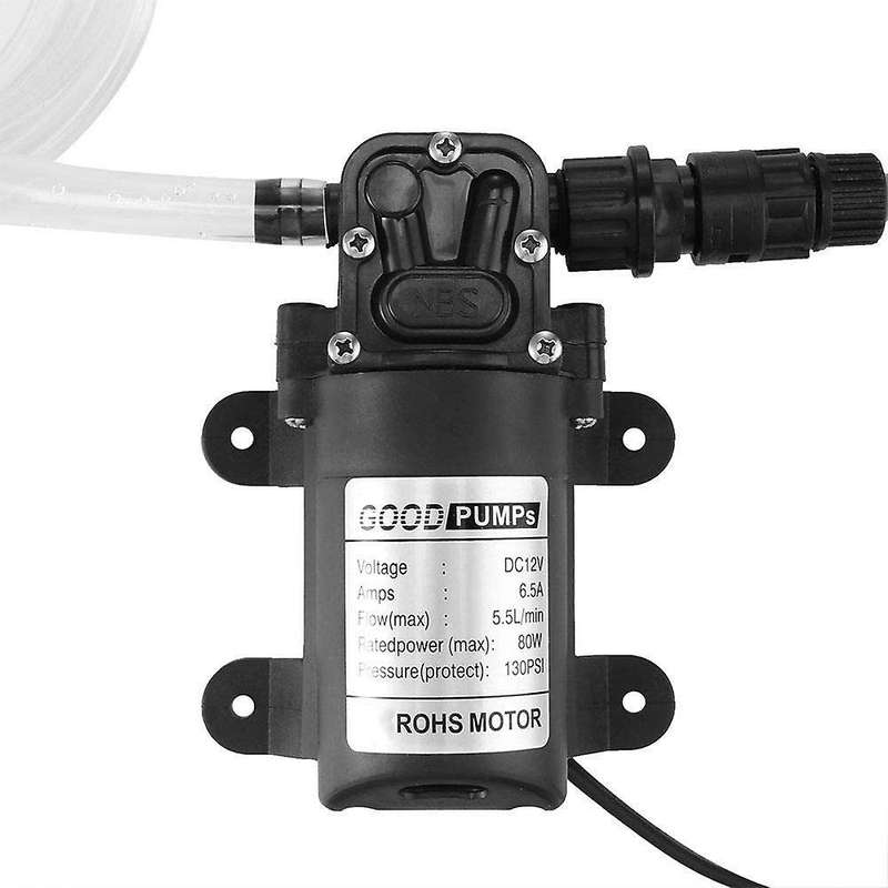12V 80W Car Washer Portable Water Pump Kit Sprayer Cleaner Hose Van High Pressure for Car Home Garde