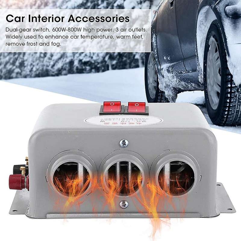 12v 800w Windshield Defroster 3 Hole Electric Demister Low Noise