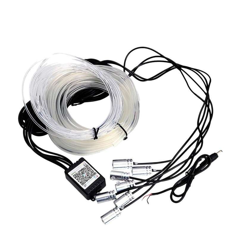 12V 8M Strip RGB LED Car Interior Lights Ambient Lamp Door Seat Cluster Decoration BT/RF Wireless Ca
