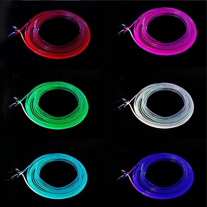 12V 8M Strip RGB LED Car Interior Lights Ambient Lamp Door Seat Cluster Decoration BT/RF Wireless Ca