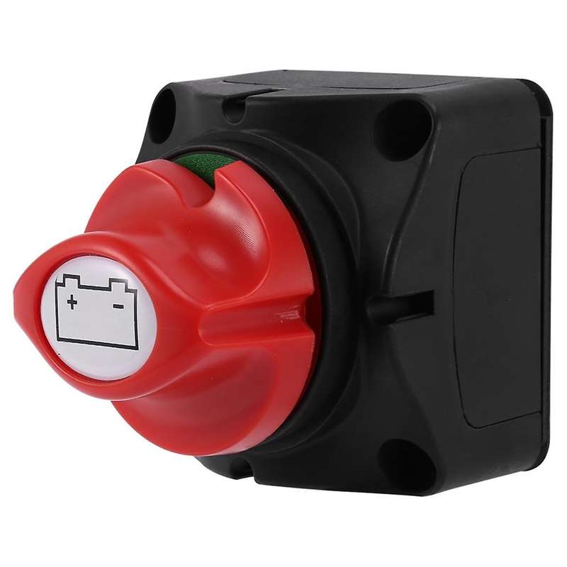12V Battery Disconnect Rotary Switch Cut On/Off Set Waterproof Marine Switch for Car SUV RV Marine B