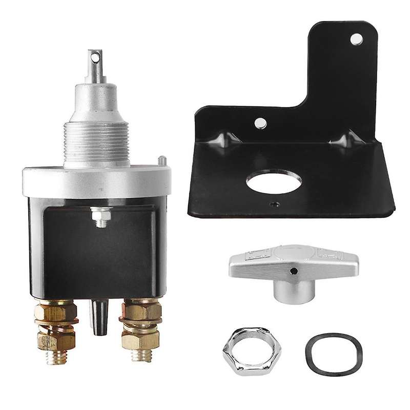 12V Battery Switch Heavy Duty Battery Circuit Cutter Disconnecter Isolator with Keyhole for RV Campe