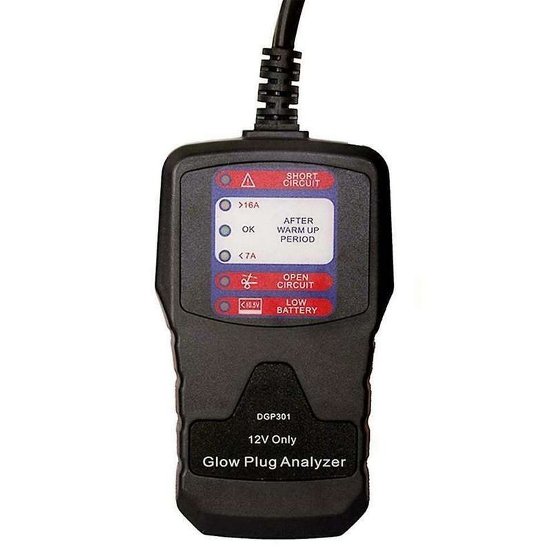12V Automotive Glow Plug Analyzer Glow Plug Tester LED Diagnostic Tool Tester