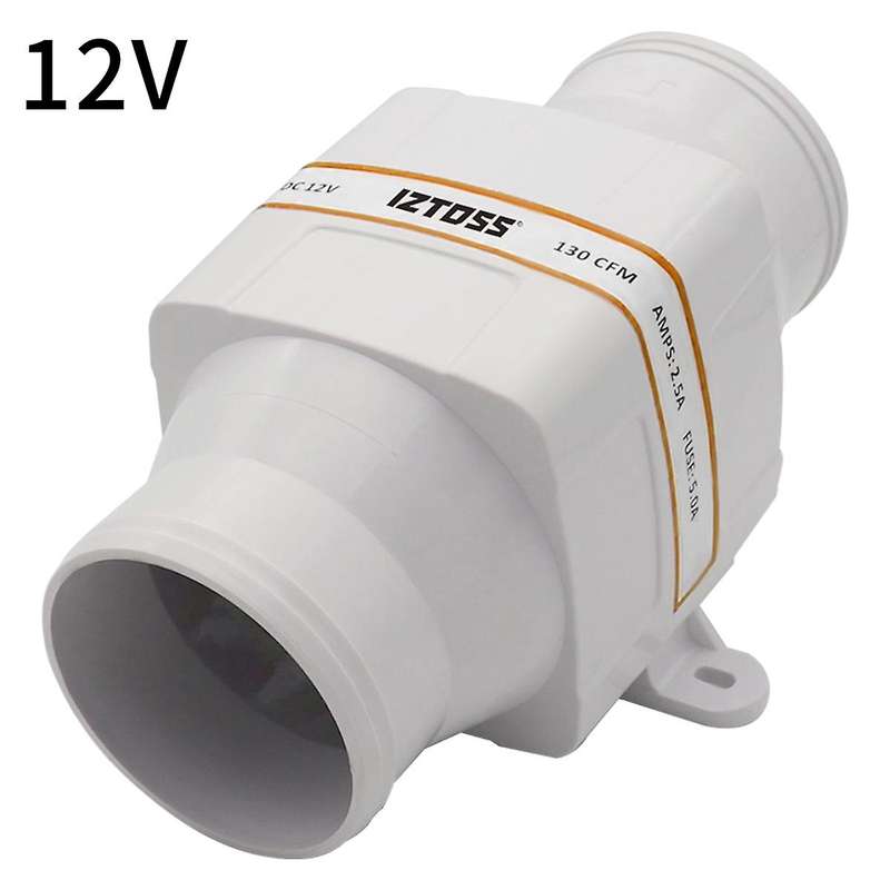 12V Boat Blower 4 Inch 270 CFM In-Line Marine Bilge Engine Galley Boat Cabin Ventilation Fan Boat Ac