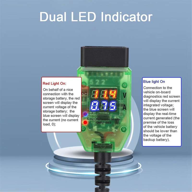 12V Car Diagnostics Tester Automotive Battery Replacement Tool Car Computers ECU Memory Saver Batter