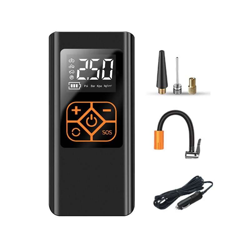 12v Car Air Pump Portable Tire Inflator Air Compressor Portable Inflator Pump for Car Motorcycle Bi