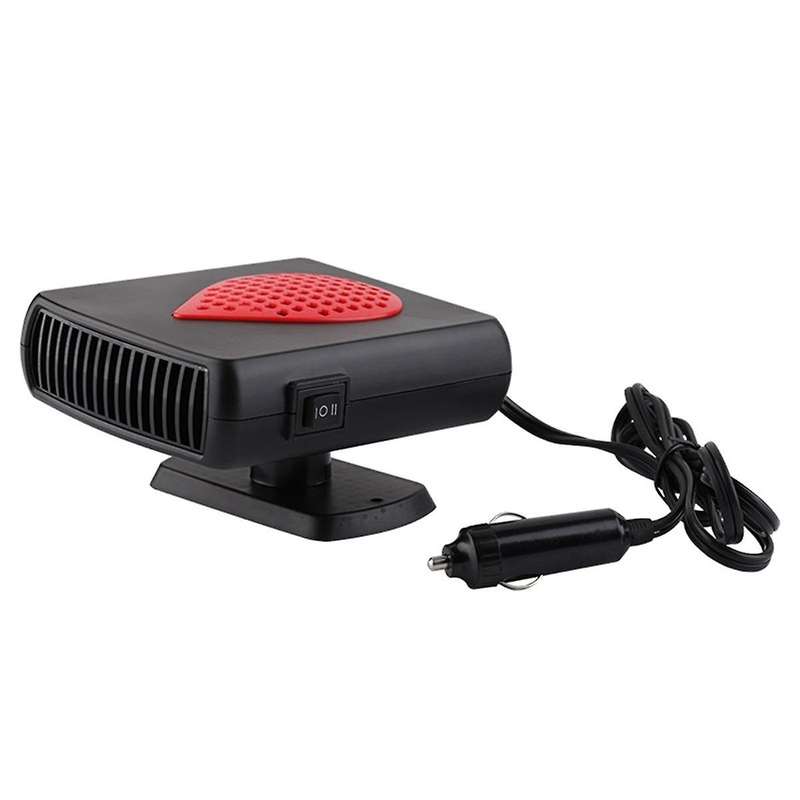 12v Car Fan Heater,500w Car Defroster for Windshield,hot and Cold Car Cooling Fan with Lighter Socke