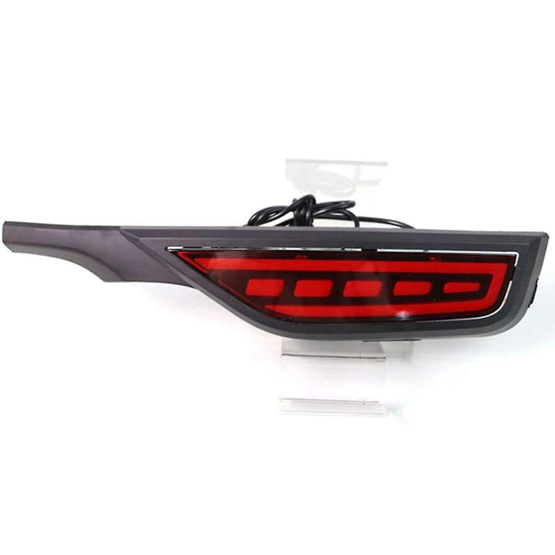 12V Car LED Rear Fog Lamp Rear Bumper Light Brake Light Flowing Turn Signal Reflector for Fit Jazz 2