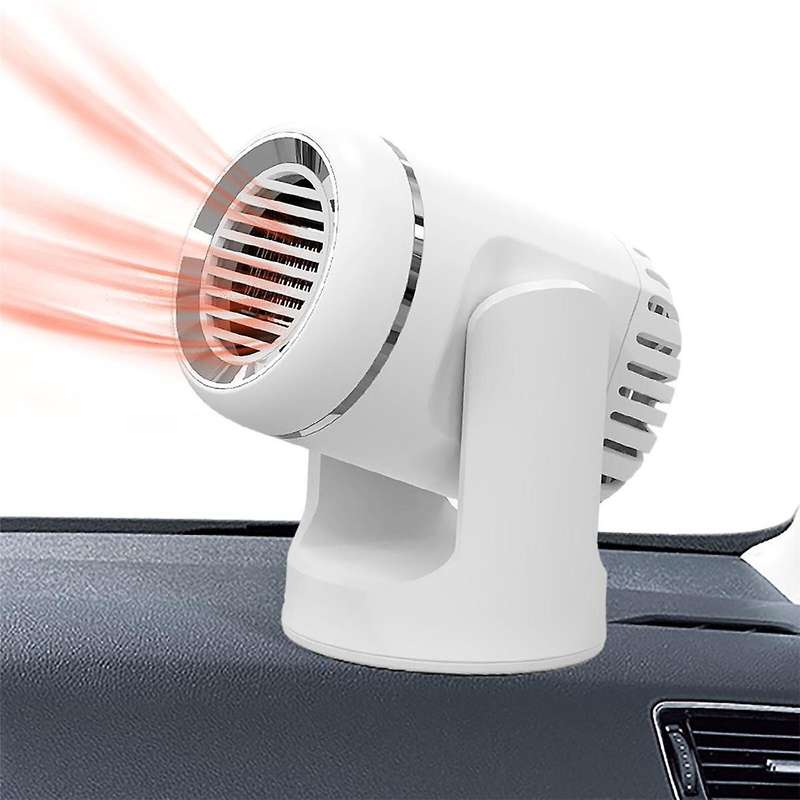 12v Car Heater Heate Dual-use Defroster Universal Car Supplies White