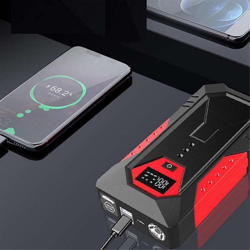 12V Car Jump StarterPower Bank Portable 600A Car Battery Booster ChargerStarting Device Auto Emergen