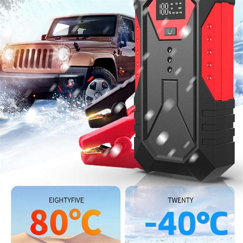 12V Car Jump StarterPower Bank Portable 600A Car Battery Booster ChargerStarting Device Auto Emergen