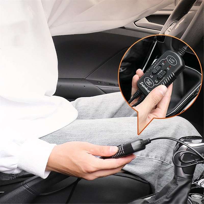 12v Car Seat Heater Fast Heating Car Seat Cover Car Heating Pad Universal Electric Heated Seat Cover