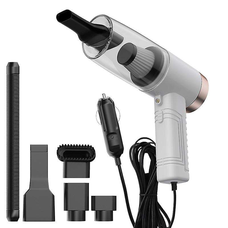 12V Car Vacuum Cleaner 120W Wet Dry Dual Use Portable Car Vacuum Cleaner High Power 3 in 1 Aromather