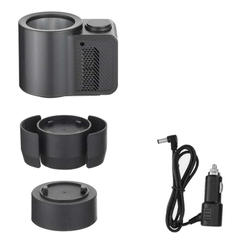 12V Car Smart 2-In-1 Heating Cooling Cup Intelligent Beverage Holder Cooling Heating Cup with Temper