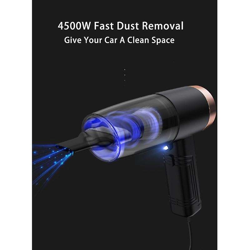12V Car Vacuum Cleaner 120W Wet Dry Dual Use Portable Car Vacuum Cleaner High Power 3 in 1 Aromather
