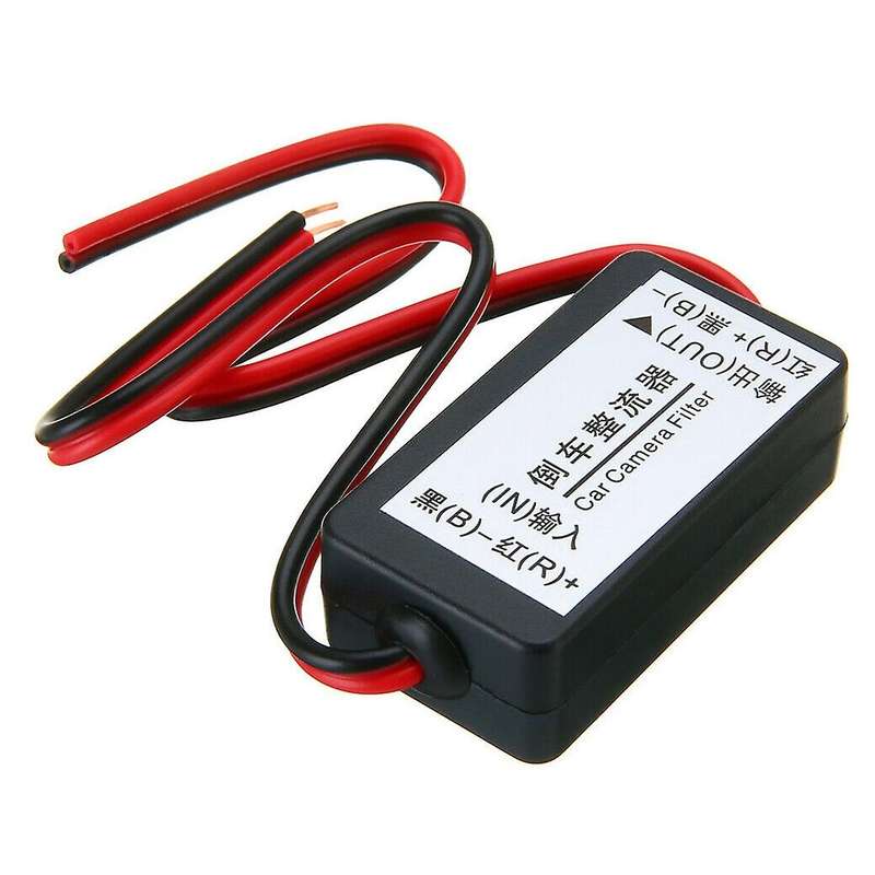 12V DC Relay Capacitor Filter Rectifier for Car Rear View Backup Camera