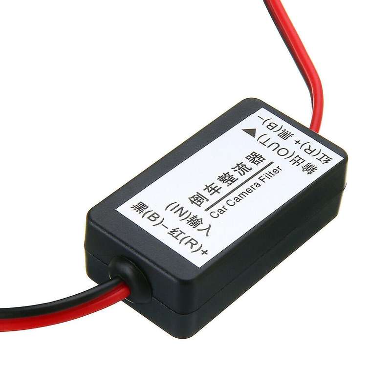 12V DC Relay Capacitor Filter Rectifier for Car Rear View Backup Camera