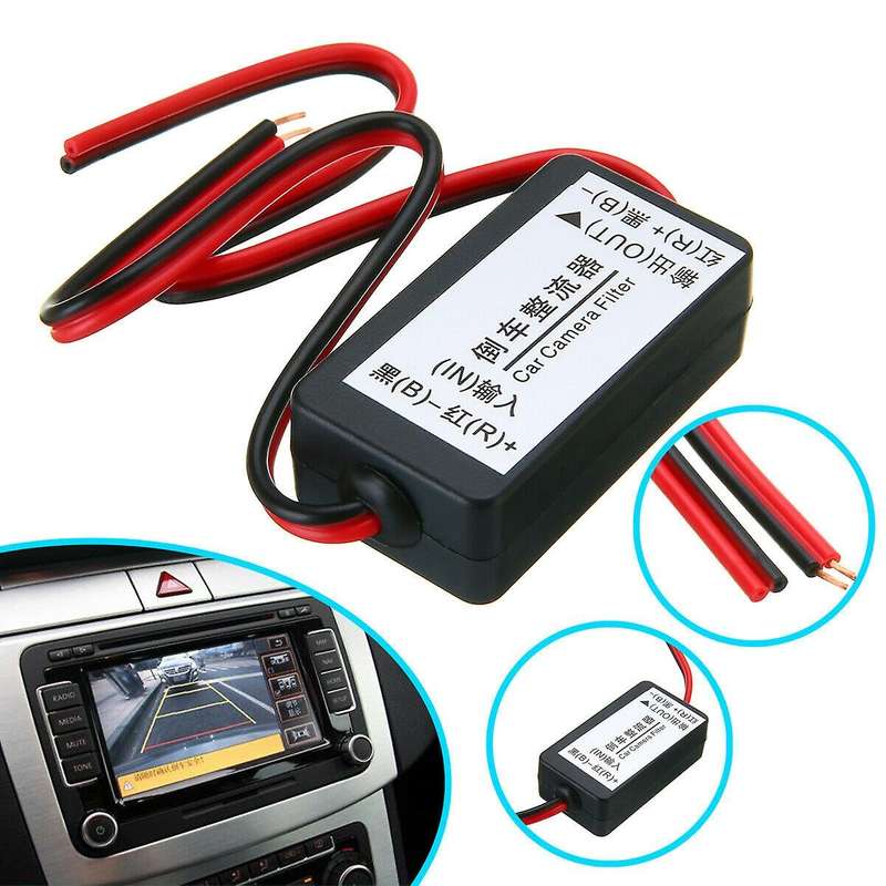 12V DC Relay Capacitor Filter Rectifier for Car Rear View Backup Camera