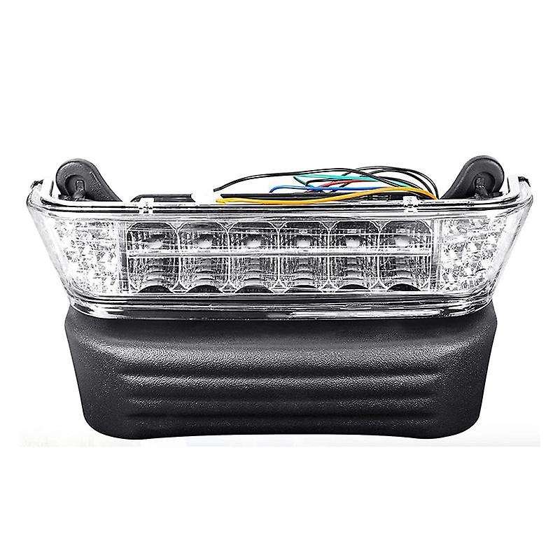 12V Deluxe LED Golf Cart Head Light with Bumper for Club Car Precedent 2004-UP Electric Part 1025248