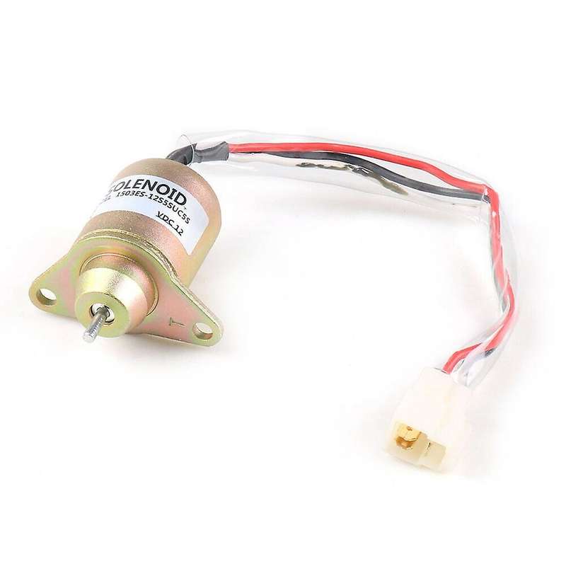 12v Engine Fuel Shut Off Solenoid Valve Shutdown for Yanmar 119653-77950