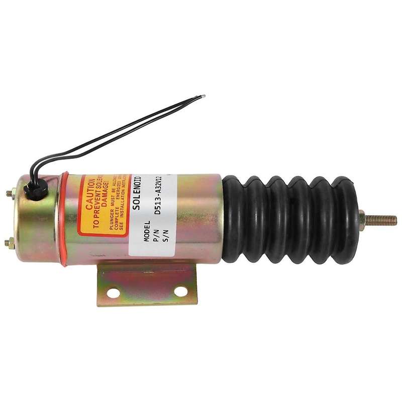 12v Excavator Fuel Shut Off Solenoid for D513-a32v12 D513a32v12