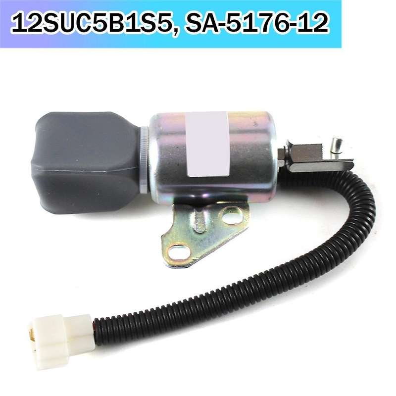12v Fuel Shutdown / Shut-off Solenoid Valve for D722 D902 Z482 1756es-12suc5b1s5 Sa-5176-12