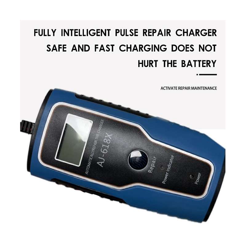 12v Fully Automatic Smart Charger 6a High Power Portable Car Motorcycle Battery Charger for Battery