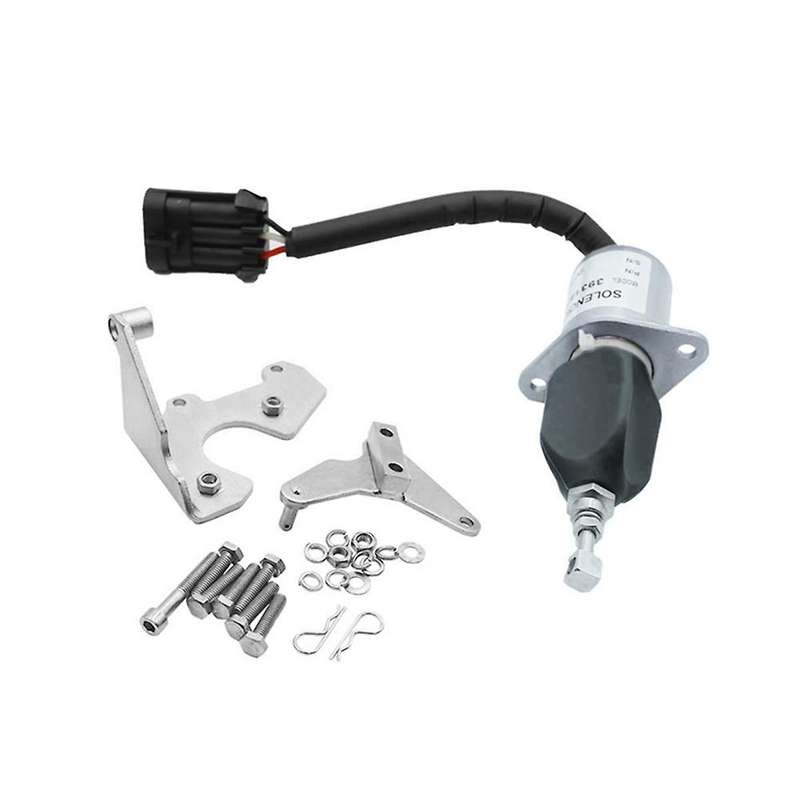 12v Fuel Shut Off Solenoid for 5.9l 8.3l Ram-crude Oil Engine Sa-4981-12 3931570 3935649