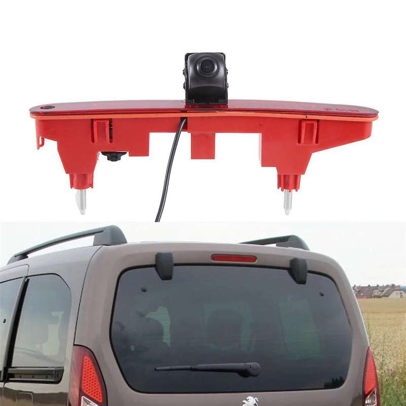 12V High Brake Light Camera Backup Rear View Camera for Partner II Berlingo Partner 2008-2016