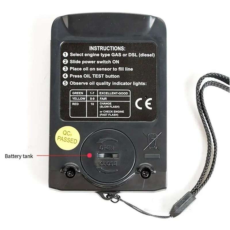 12v Led Digital Tester, Engine Oil Quality Tester,for Gas and Fluid Analyzer, Auto Parts