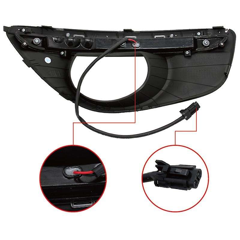 12V Led Car Drl Daytime Running Lights Accessories with Fog Lamp Hole for 2010 2011 2012