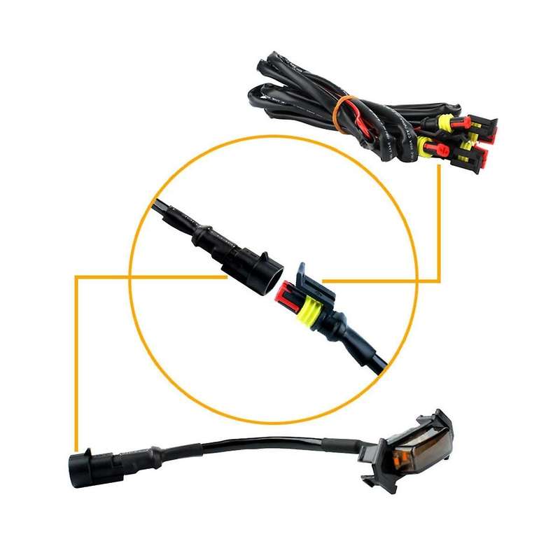 12v Led Daytime Running Light Light for Tacuma Mid Grille Small Yellow Light One Tow Four Black Cas