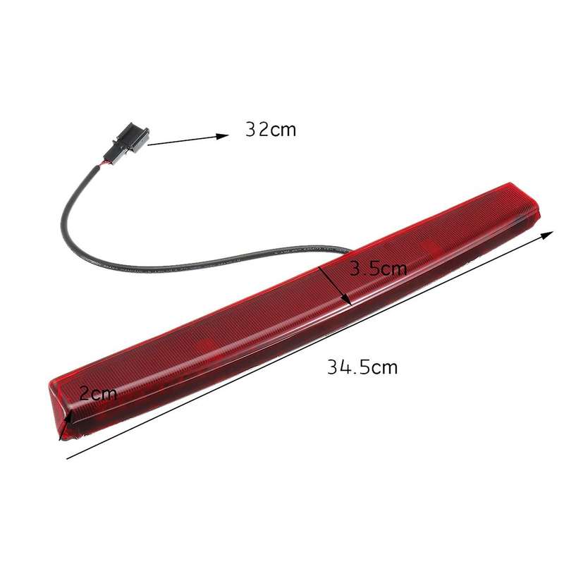 12V LED Car Third Brake Light Level Rear Brake Light High Mount Rear Stop Lamp for Golf MK5 MK6 R32